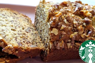 Starbucks Banana Nut Bread Copycat Recipe #shorts