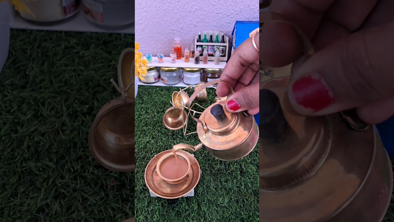 Miniature tea recipe #miniature #healthy #shorts #masalatearecipe Miniature tea recipe #miniature #healthy #shorts #masalatearecipe