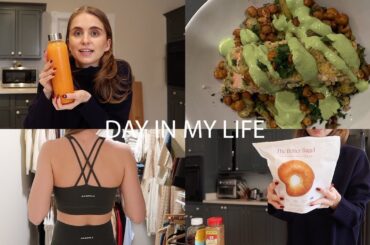 day in my life | sephora sale picks, healthy dinner recipe, juicing, favorite workout sets
