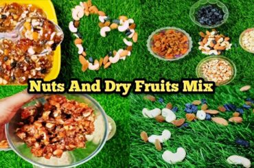 Nuts And Dry Fruits Mix Recipe In Tamil | Healthy Snacks Recipes