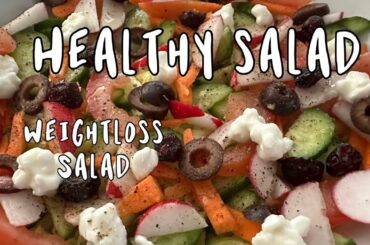 How to make healthy salad |weight loss salad #healthysalad #healthysaladforweightloss