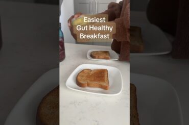 Easy gut healthy breakfast #guthealth #healthybreakfast