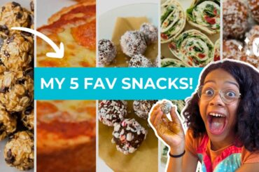 5 Easy & Healthy Snack Recipes | Kids Cooking Compilation