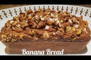 Banana Bread Recipe || Healthy & Moist || No all- purpose flour (Maida) || No Sugar