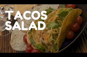 TACOS SALAD| salad series ep#2 | healthy salad| majestic divine