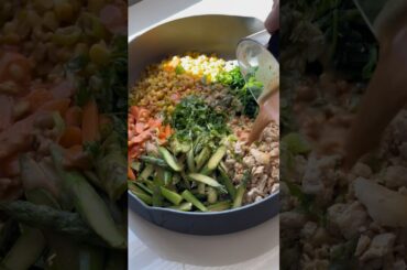 Non Boring Healthy Salad. #healthyfood #salad #weightlossjourney #shorts