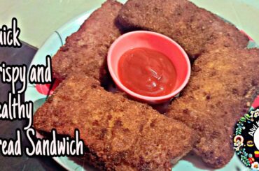 Quick Crispy And Healthy Bread Sandwich Recipe | Aloo Bread Fingers | Iftar Recipe