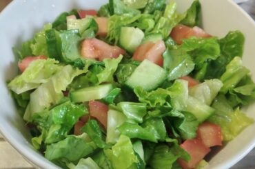 Simple vegetable salad