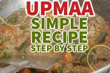 UPMAa Healthy Breakfast Recipes step by step! #foodblogger #upmarecipe #trending