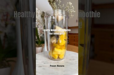 Healthy Weight Loss Smoothie that tastes great! Perfect for supporting your quick weight loss goals.