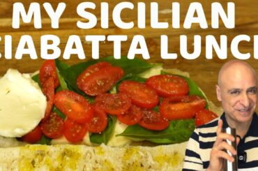 Easy Sicilian Ciabatta:The Perfect Healthy Lunch!