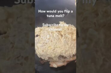 How would you flip a tuna melt ? #recipe #foodshorts  #tunamelt #food #foodie #foodlover #healthy