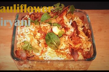 Cauliflower Biryani Recipe / Gobi Biryani Recipe/Healthy Dinner Recipe