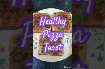 Healthy Bread Pizza Toast | Easy to make | #shorts