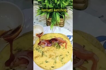 Egg Roll | Healthy Breakfast Recipe | street style egg roll #shorts #trendingshorts #viralshorts