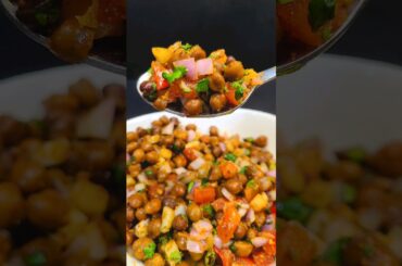 Fiber & protein rich chana chaat for weight loss #food #food #recipe #ramadan #shorts