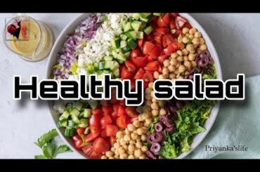 very healthy salad recipe | priyanka'slife | #foodie #salad #food