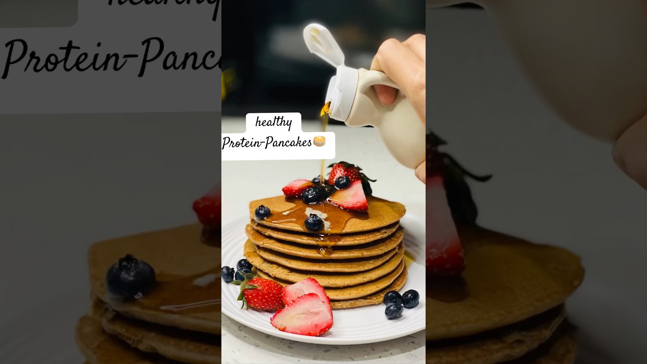 Day-3 of Healthy breakfast| Protein Pancakes| #shorts #shortsvideo #viral #recipe Day-3 of Healthy breakfast| Protein Pancakes| #shorts #shortsvideo #viral #recipe