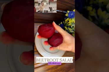 BEETROOT SALAD/RAITA- recreating Alia Bhatt recipe #shorts #trending #recipe #healthy #aliabhatt
