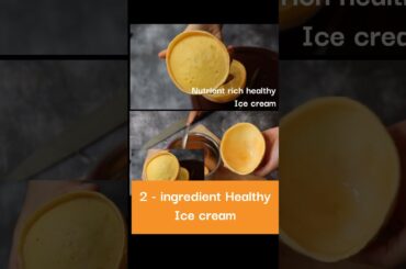 2 ingredients Refreshing Low Calorie Ice cream #veganfood #weightloss #glutenfree #shorts