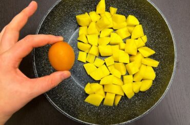 Just Add Eggs With Potatoes Its So Delicious! Simple Healthy Breakfast Recipe