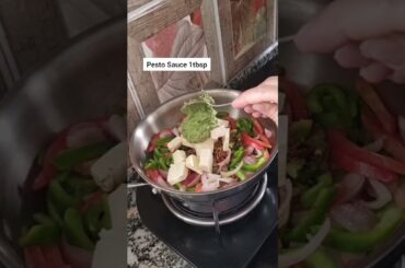 Paneer Pesto Wrap #youtubeshorts #recipe #healthy #shorts