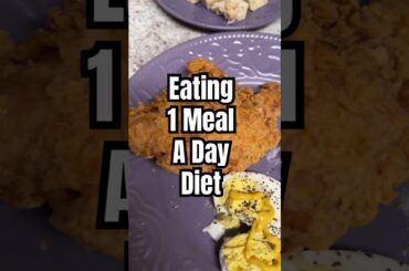 Weigh in + What I Ate In My OMAD Meal #omad #weightlossjourney #shorts