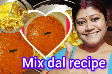 arpita daily vlog is live healthy dinner mix dal recipe in Bengali style @arpitadailyvlog5976