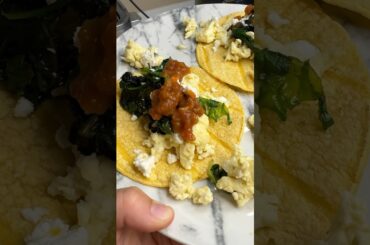 High Protein Breakfast Tacos | Healthy Breakfast Ideas #shorts #cook #food #healthy #breakfast