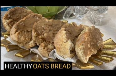 HEALTHY Honey Oats Bread | Easy Homemade Bread | Rolled Oats Bread Recipe | Delicious Bread Recipe