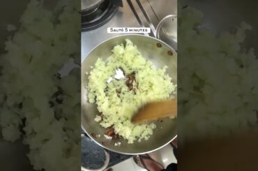 Healthy Breakfast Recipe - Cauliflower Poha