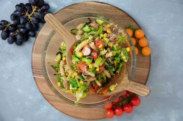 Healthy tuna and pasta salad recipe