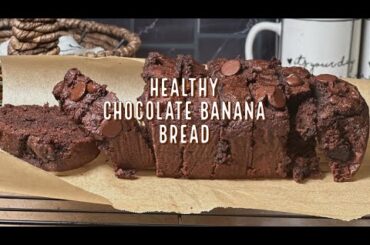 Healthy Chocolate Brownie Banana Bread Recipe - How to Make Chocolate Banana Bread with Almond Flour
