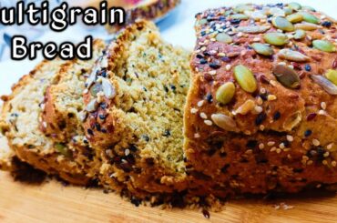 Homemade Multi Grain Bread Recipe || How to Make Healthy MultiGrain Bread at Home ||