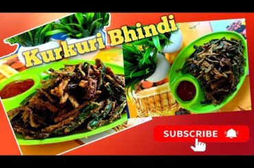 Kurkuri Bhindi l Healthy Snacks Recipe l How To Make Kurkuri Bhindi l