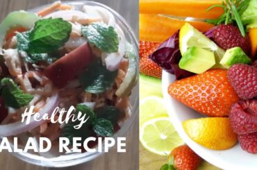 Healthy Salad Recipe | English | Sunsankitchen
