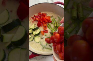 Chicken Pasta Primavera #healthyrecipes #highprotein #onepotmeal #pastarecipe #easydinner