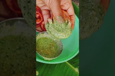 Onion Salad with Green Chutney #shorts