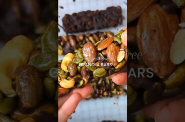 Granola Bars #dailyroutine #lifestyle #recipe #healthy #snacks #granola #shorts