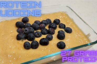 Anabolic Pudding Dessert. High Protein Low Calorie Recipes.