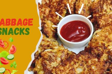 Cabbage Snacks recipe | Evening snack recipe | Healthy snacks