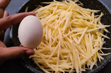Just Add Eggs With Potatoes Its So Delicious/ Simple Healthy Breakfast Recipe/ Cheap & Tasty Snacks