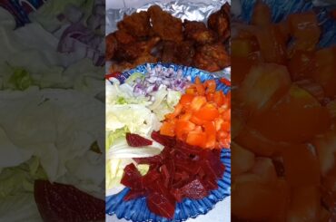 Easy and healthy Salad #shorts #easyrecipe #yummy #foodie  #youtubeshorts