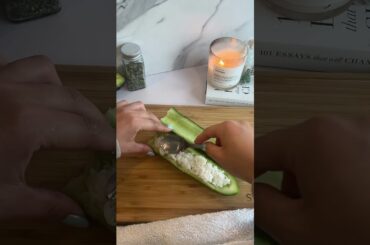 HEALTHY DINNER IDEA | Cucumber boats