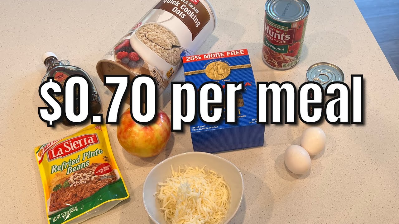 Dirt Cheap Meals You Should Be Making! 70c PER MEAL! Cheap Healthy Meals that DON’T SUCK! Dirt Cheap Meals You Should Be Making! 70c PER MEAL! Cheap Healthy Meals that DON’T SUCK!