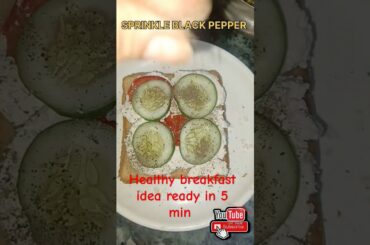 healthy breakfast idea ready in 5 min|healthy sandwich recipe  #shortsviral #shorts #cooking