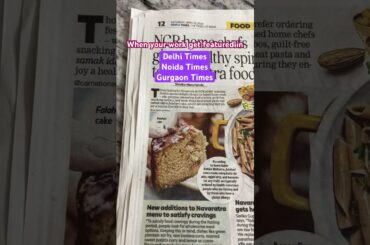 Press Release in three cities newspaper #navratrirecipe #healthyrecipes