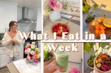 WHAT I EAT IN A WEEK! healthy high-protein breakfast, lunch, + dinner recipes!