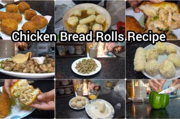 Bread Chicken Rolls Recipe For Beginners ||Lunchbox Special Recipe ||Best Healthy Snacking