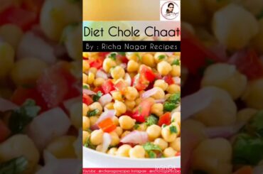 Healthy & Quick Chana Chaat | Chole Salad | Chickpeas Recipe #viral #trending @richanagarrecipes
